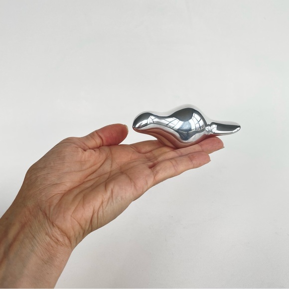 Silver Metal Animal Figurine - Picture 2 of 16